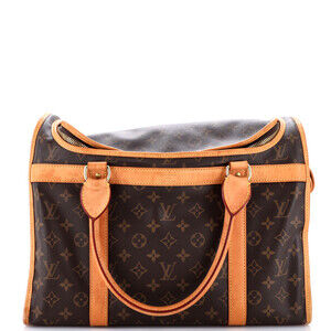 Louis Vuitton 40 Dog Carrier Bag Monogram Canvas